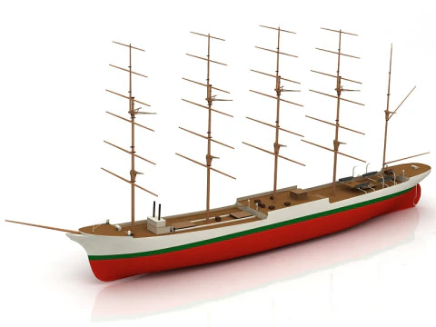 Nave di Cutty Sark Modello 3D