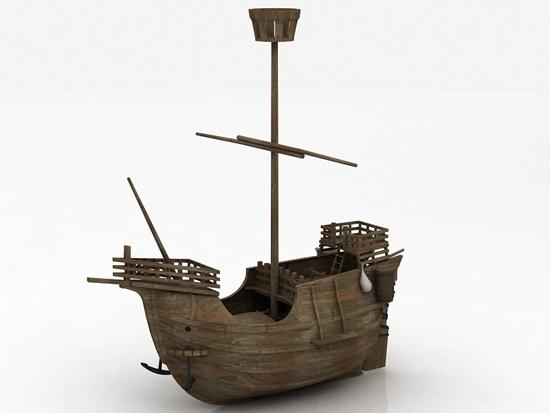 Santa Maria 3D Model .c4d .max .obj .3ds .fbx .stl .blend
