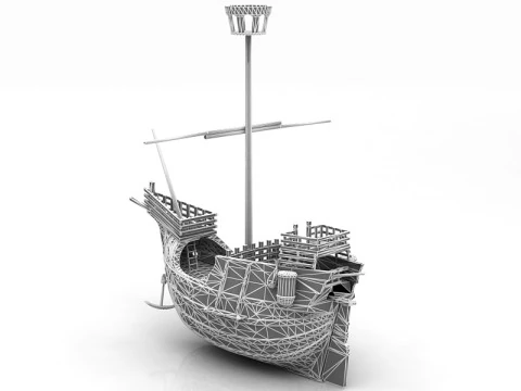 Santa Maria 3D Model