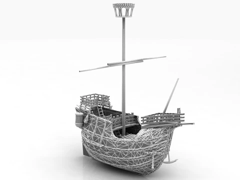 Santa Maria 3D Model