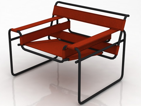 Breuer Wassily Chair 3D Model