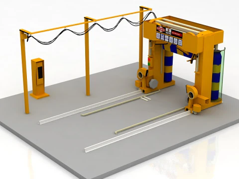 Touch Free Carwash System Fastrak 3D Model