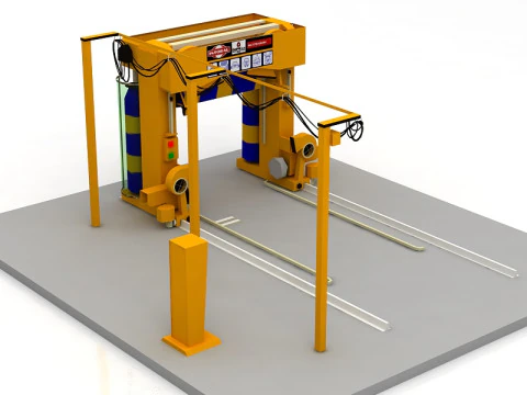 Touch Free Carwash System Fastrak 3D Model