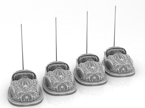 Samoch&oacute;d zderzakowy Model 3D