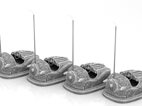 Samoch&oacute;d zderzakowy Model 3D