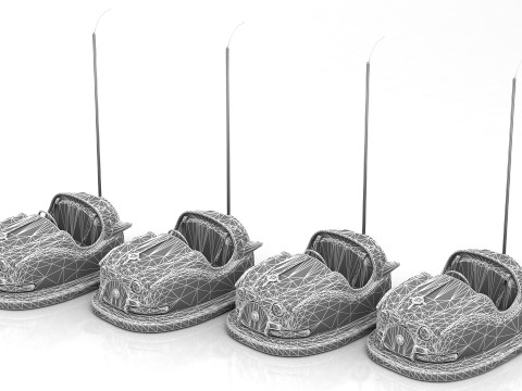 Samoch&oacute;d zderzakowy Model 3D