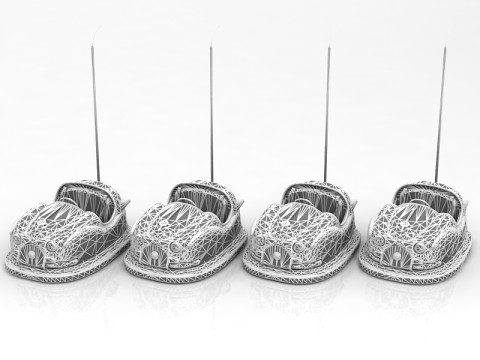 Samoch&oacute;d zderzakowy Model 3D