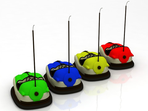 Samoch&oacute;d zderzakowy Model 3D