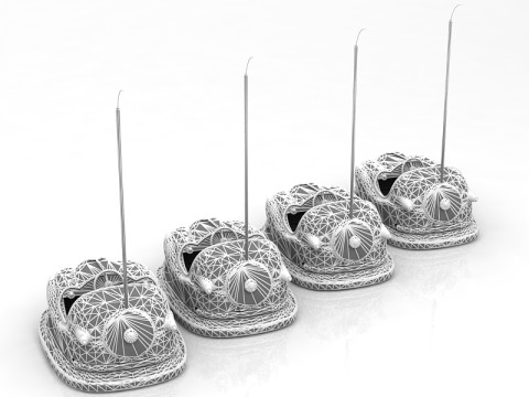 Samoch&oacute;d zderzakowy Model 3D