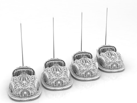 Samoch&oacute;d zderzakowy Model 3D