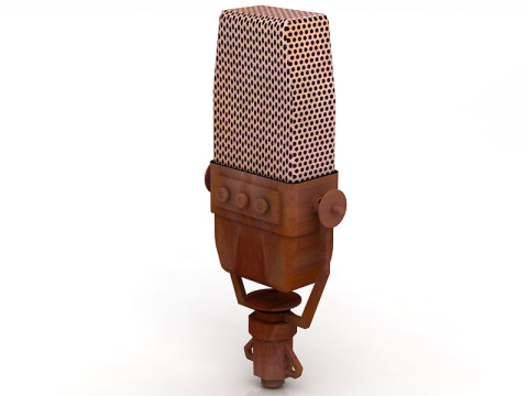 Mikrofon Model 3D