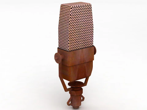 Microphone 3D Model