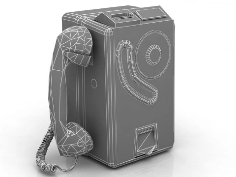 Pay phone 3D Model