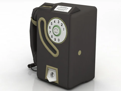 Pay phone 3D Model