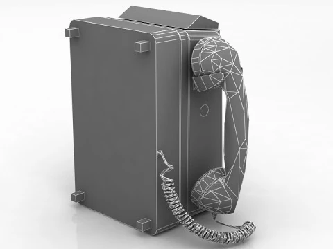 Pay phone 3D Model
