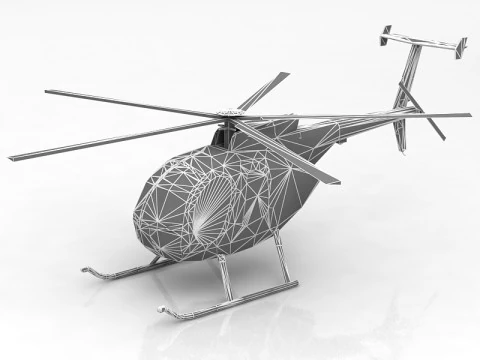 MD Helicopters MD 500 3D Model