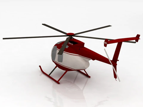 MD Helicopters MD 500 3D Model