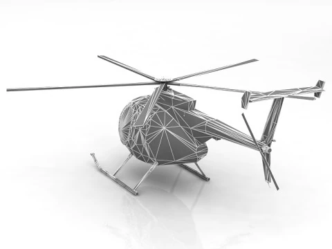 MD Helicopters MD 500 3D Model