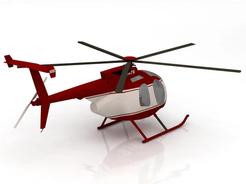 MD Helicopters MD 500 3D Model