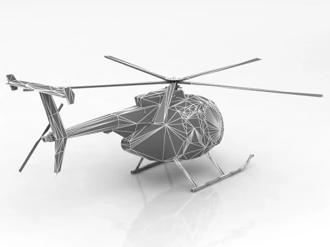 MD Helicopters MD 500 3D Model