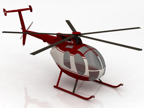 MD Helicopters MD 500 3D Model