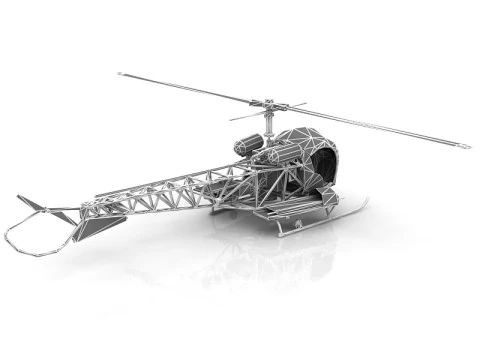 Bell H 13 Sioux United States Army 3D Model