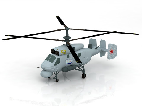 Ka-25 Ka-25 Chinese Navy 3D Model