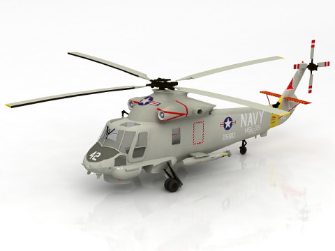 SH-3 Sea King 2 3D Model