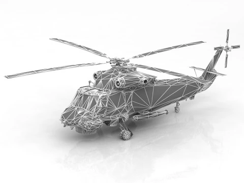 SH-3 Sea King 2 3D Model