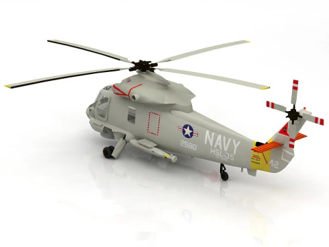 SH-3 Sea King 2 3D Model