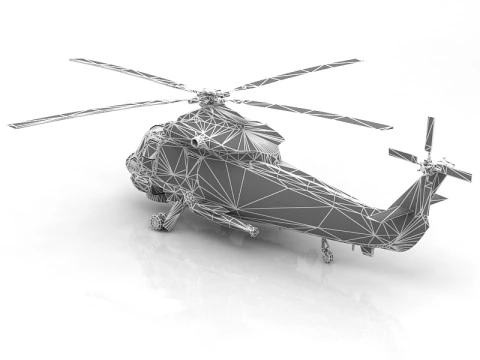 SH-3 Sea King 2 3D Model