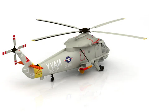 SH-3 Sea King 2 3D Model