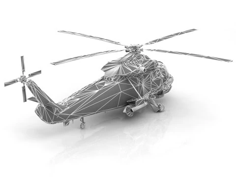 SH-3 Sea King 2 3D Model