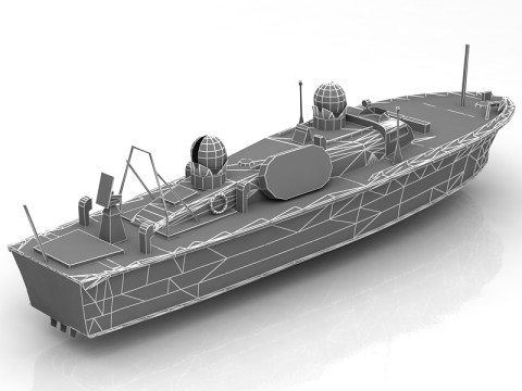 LCS-1 USS Freedom 3D Model