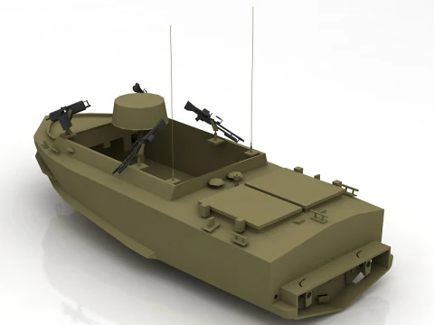 LSSC Military Ship 3D Model