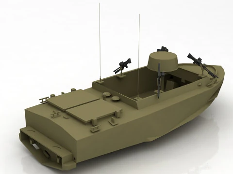 LSSC Military Ship 3D Model