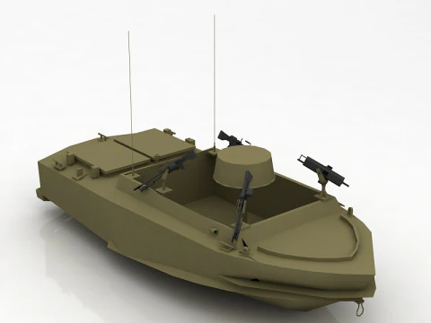 LSSC Military Ship 3D Model