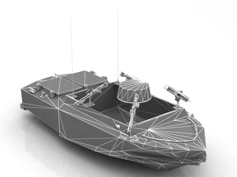 LSSC Military Ship 3D Model