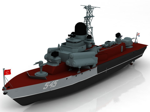 Corvetta di classe Nanuchka I Modello 3D