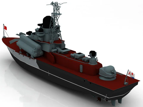 Nanuchka I Class Corvette 3D Model