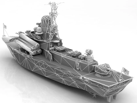 Nanuchka I Class Corvette 3D Model