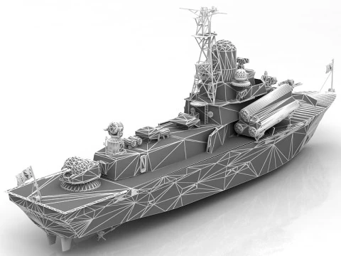 Nanuchka I Class Corvette 3D Model