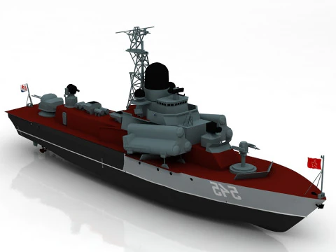 Nanuchka I Class Corvette 3D Model