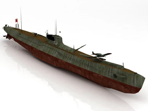 Submarine First Class Type Otsu I 19 3D Model