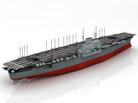 3D Shinano Japon U&ccedil;ak Gemisi 3D Model