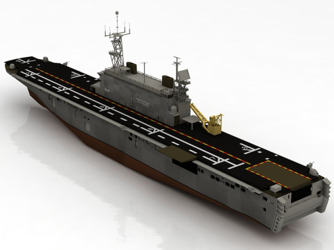 Porte-avions USS Tarawa LHA-1 Modèle 3D