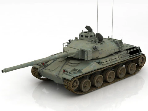 Carro armato da battaglia militare AMX 30 Modello 3D