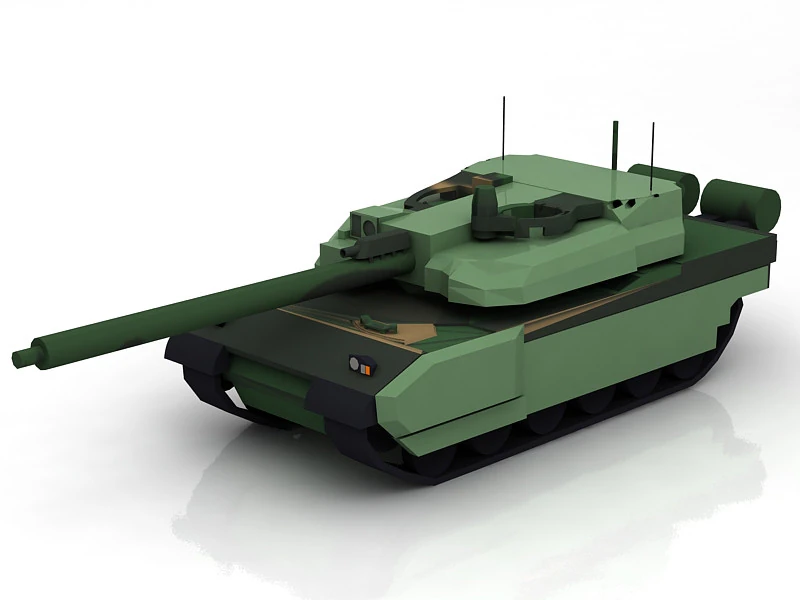 Tanque de batalha principal AMX-56 Leclerc Fran&ccedil;a Modelo 3D .c4d .max .obj .3ds .fbx .stl .blend 