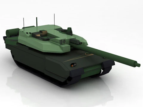 Tanque de batalha principal AMX-56 Leclerc Fran&ccedil;a Modelo 3D