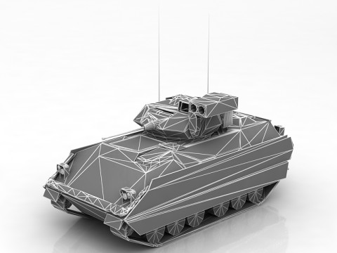 Veicolo da combattimento di fanteria M2A2 Modello 3D